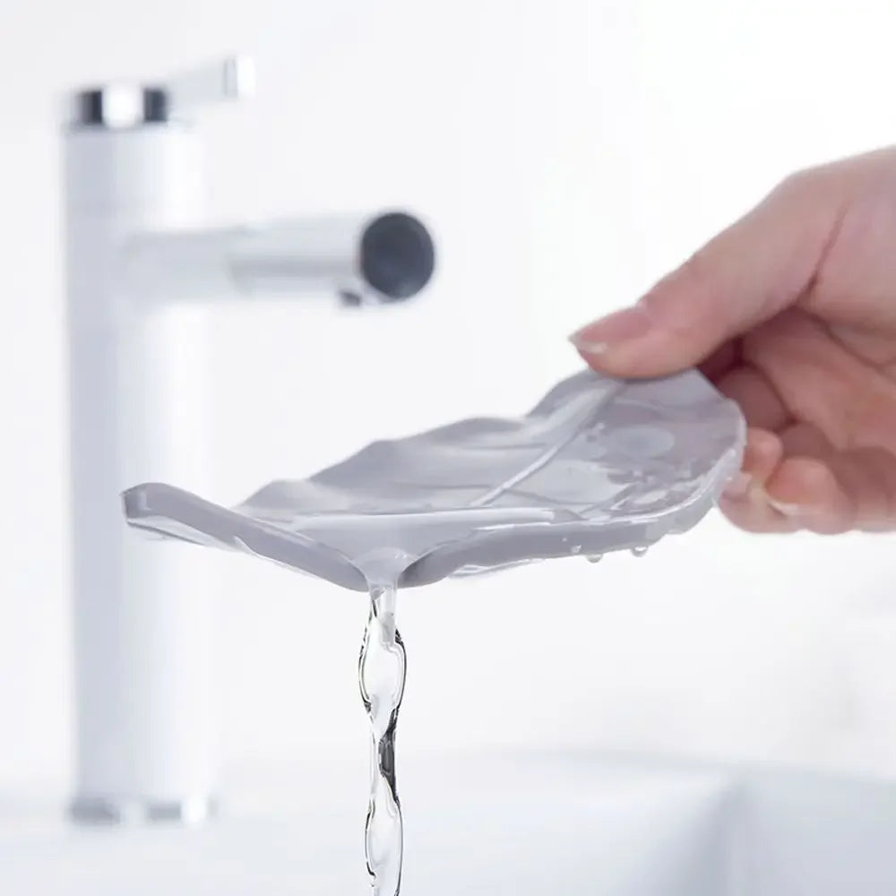 porte-savon créatif en forme de feuille et étoile de mer - vue 5 sur 10