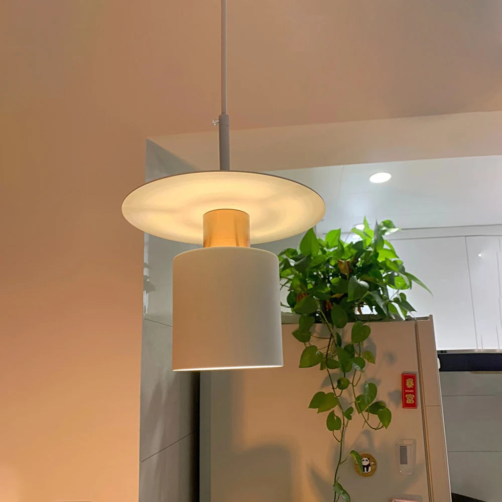 suspension créative à led design moderne en fer - vue 7 sur 7