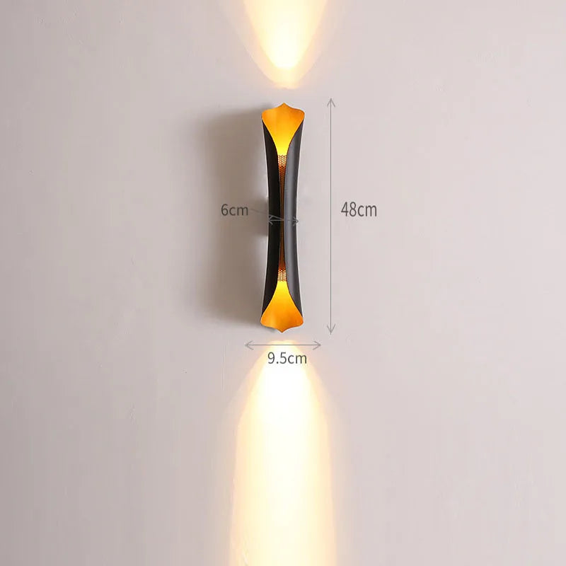 lampe de nuit minimaliste en forme de torche led variable
