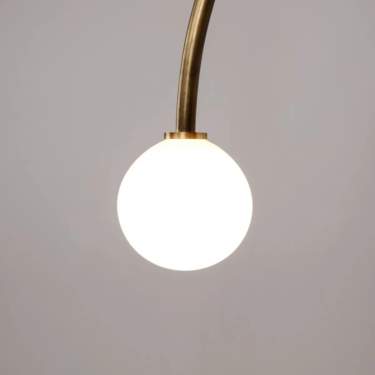 applique murale led courbée métal doré g9 - vue 7 sur 9