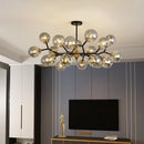 lustre nordique led en verre suspendu pour décoration intérieure