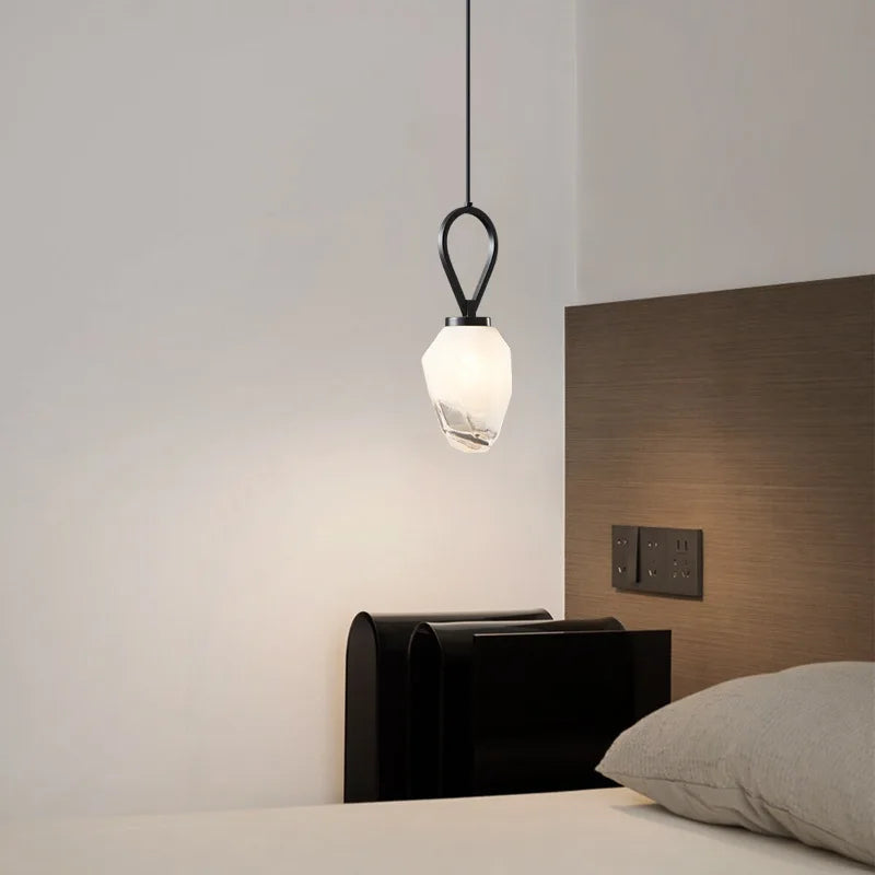 suspension lumineux led avec fil de cuivre réglable