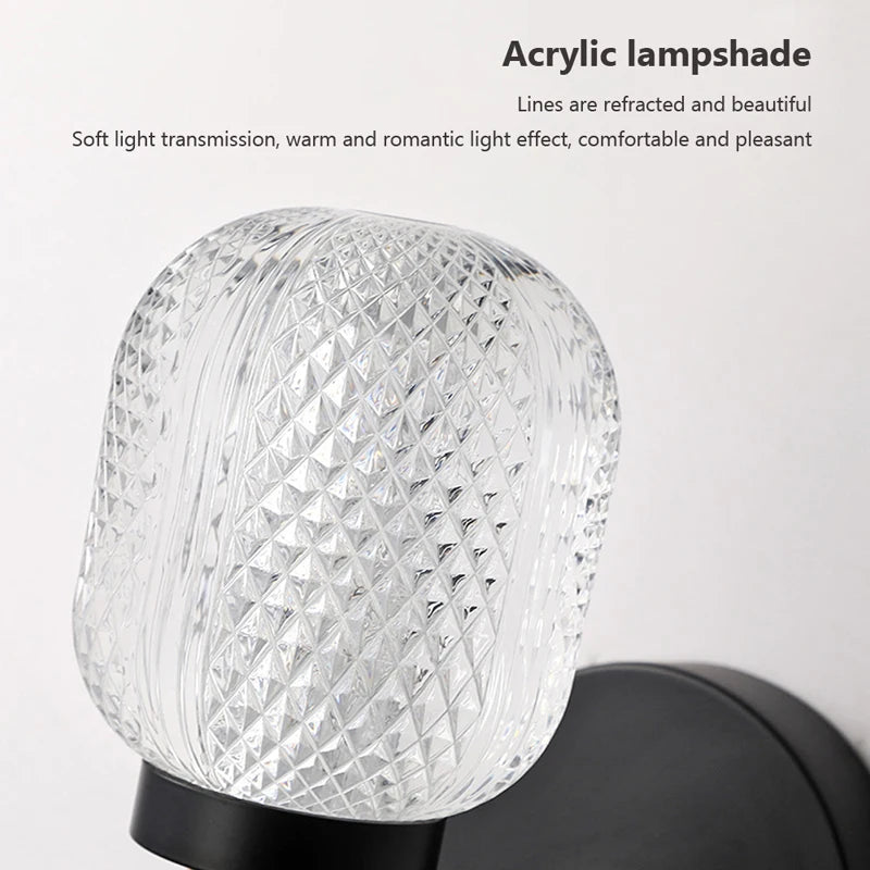 applique murale moderne à led pour décoration intérieure chaleureuse - vue 6 sur 12