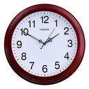horloge murale silencieuse personnalisable en bois moderne rétro