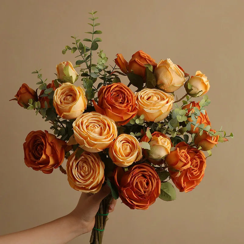 bouquets de roses artificielles pour décoration de mariage et artisanat - vue 5 sur 17