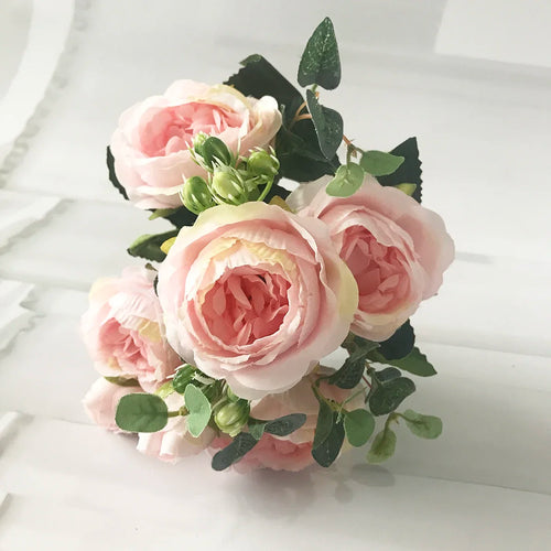 petit bouquet de fleurs artificielles pour décoration printanière et mariage - vue 27 sur 37