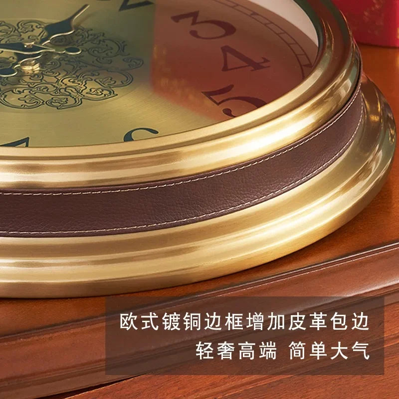 horloge murale créative style européen rétro et chinois - vue 9 sur 9