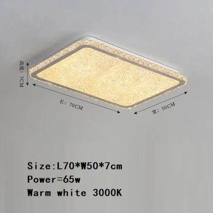 plafonnier led rond en cristal k9 design nordique luxueux romantique et chaleureux - vue 7 sur 28