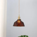 lustre nordique en verre design pour décoration intérieure moderne