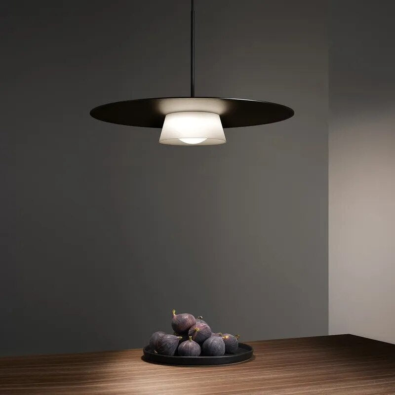 Suspension circulaire minimaliste et créative pour café - vue 3 sur 7