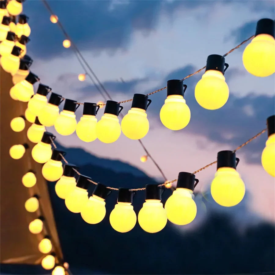 guirlande lumineuse à led pour décoration extérieure festive - vue 2 sur 7