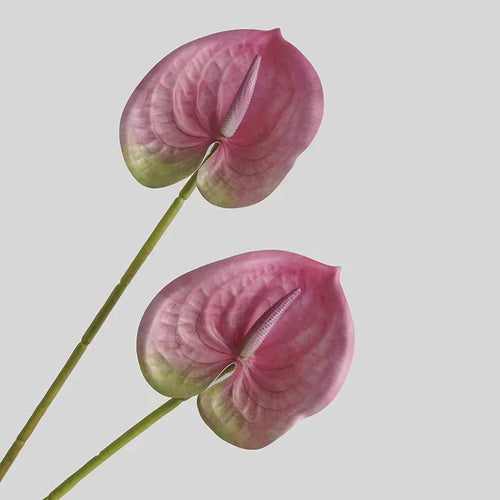 feuilles d'anthurium artificielles pour décoration florale et jardin - vue 11 sur 24