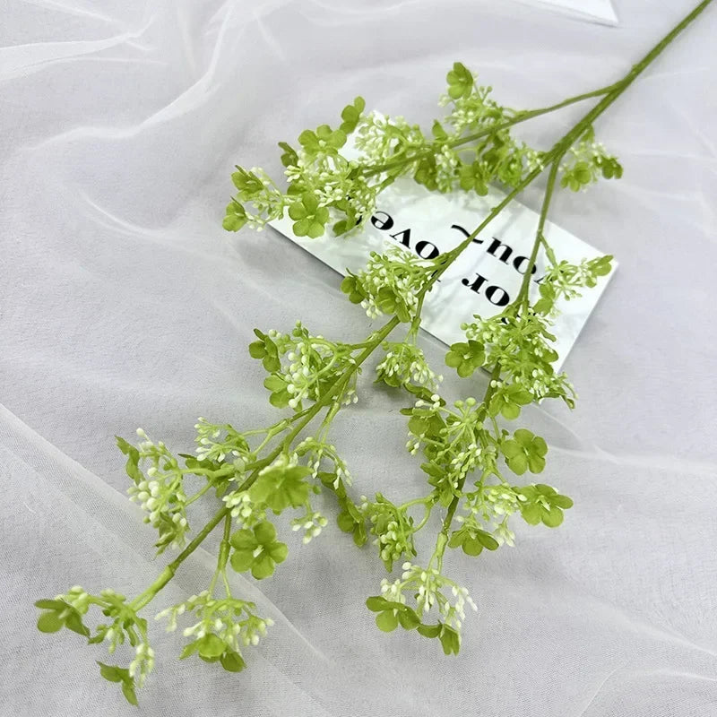branches de gypsophile artificielles en soie pour décoration intérieure - vue 12 sur 14