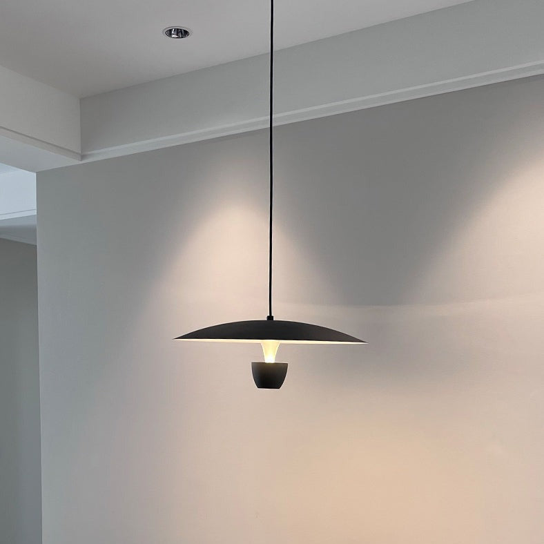 Suspension design LED avec abat-jour arrondie nordic Fuji