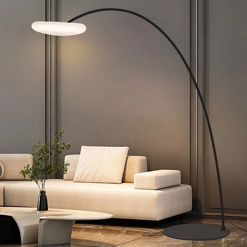 OUFULA pêche lampadaire nordique moderne famille salon à côté du canapé créatif nuage LED décoratif lampe sur pied