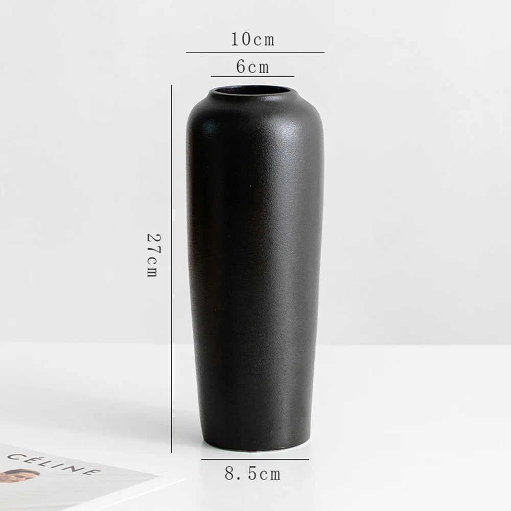 vase en céramique moderne pour arrangement floral décoratif - vue 8 sur 8