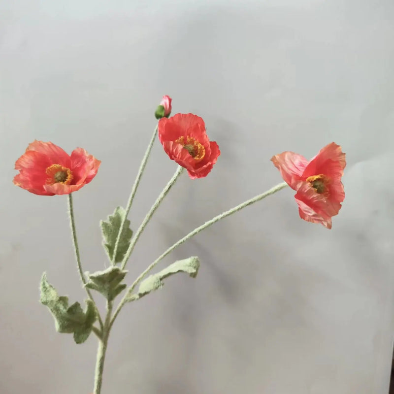 bouquet de fleurs artificielles pavot pour décoration maison jardin fête