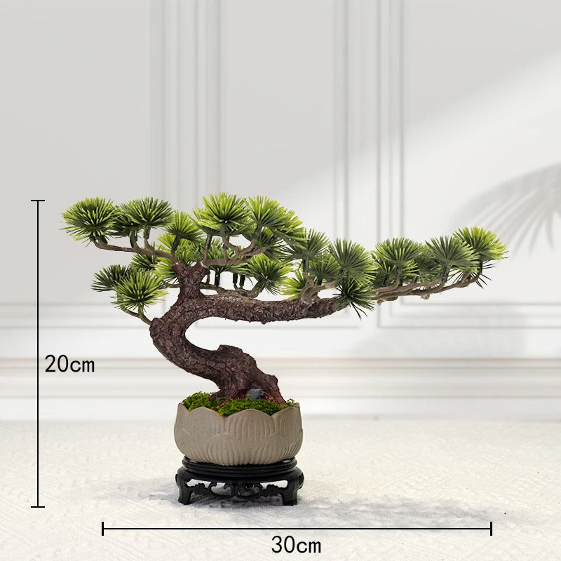 décoration intérieure faux arbre bonsaï style chinois pour un paysage apaisant - vue 18 sur 33