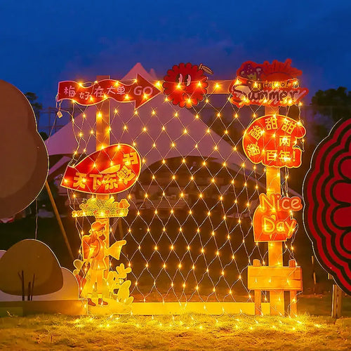guirlande lumineuse de noël à led pour décorations festives et jardin - vue 3 sur 10