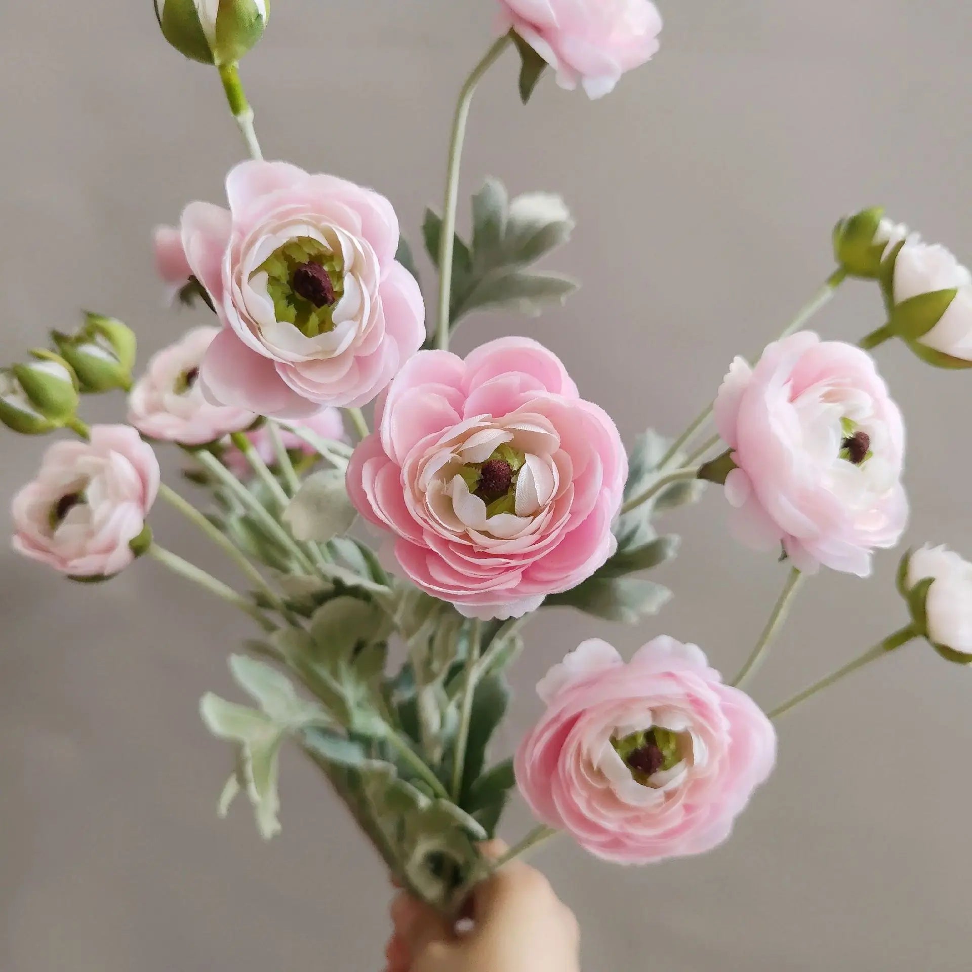 petite fleur de pivoine artificielle bouquet décoration mariage maison - vue 5 sur 13