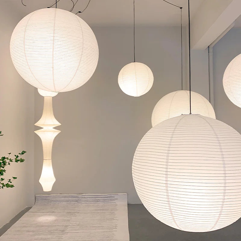 suspension nordique en papier danois design vintage pour décoration intérieure