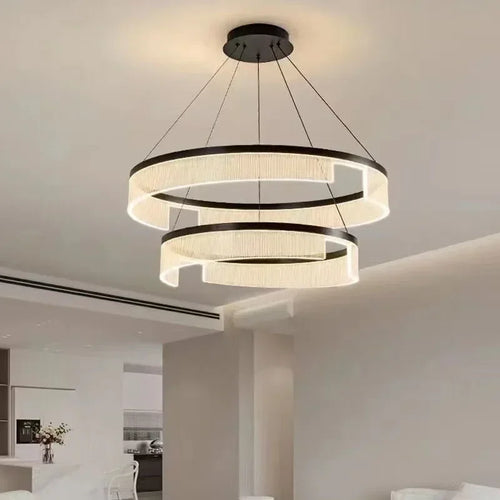 Plafonnier LED suspendu au design nordique moderne