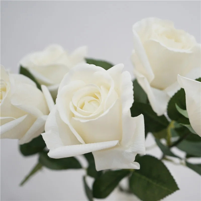 fleurs artificielles en latex pour décoration élégante et réaliste - vue 2 sur 12