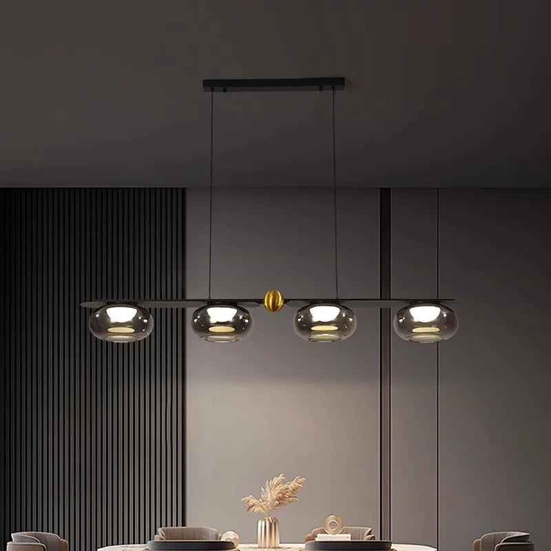 lustre nordique suspension éclairage intérieur pour salon - vue 4 sur 8