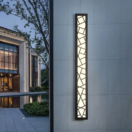 applique murale led style chinois lumière chaude 3000k acrylique métal - vue 2 sur 11