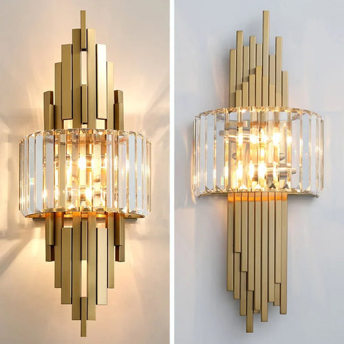applique murale en cristal moderne pour décoration intérieure - vue 2 sur 9