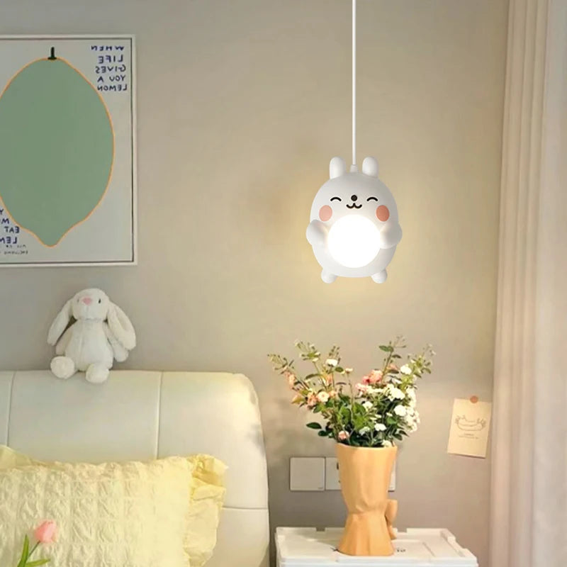 lampes suspendues animaux enfants boule soins oculaires