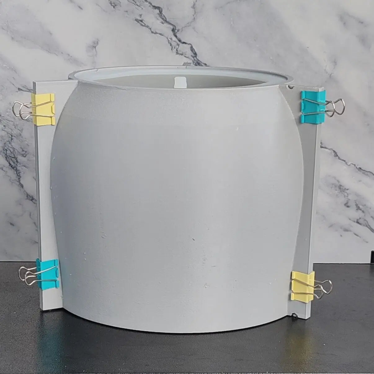 moule en silicone pour pot de fleurs en béton grand format jardinage - vue 8 sur 8