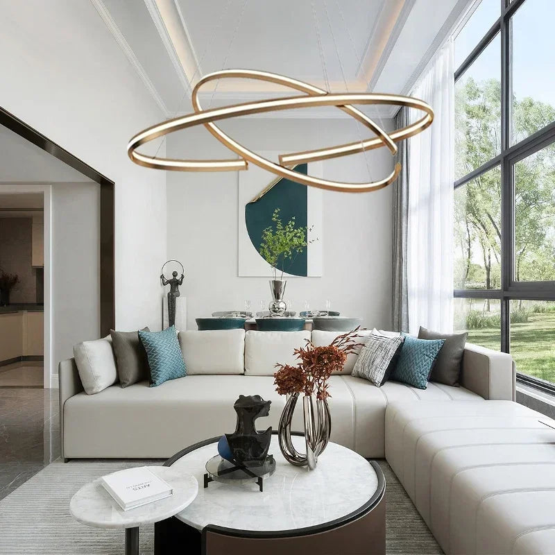 lampe led design moderne à suspendre pour intérieur