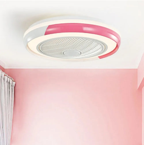 plafonnier moderne nordique avec ventilateur led intelligent et silencieux - vue 4 sur 18