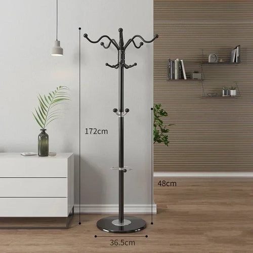 porte-manteau mural moderne en métal design arbre pour enfants - vue 3 sur 13