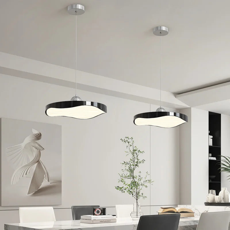 plafonnier led suspendu moderne pour intérieur tendance 2023 - vue 3 sur 11