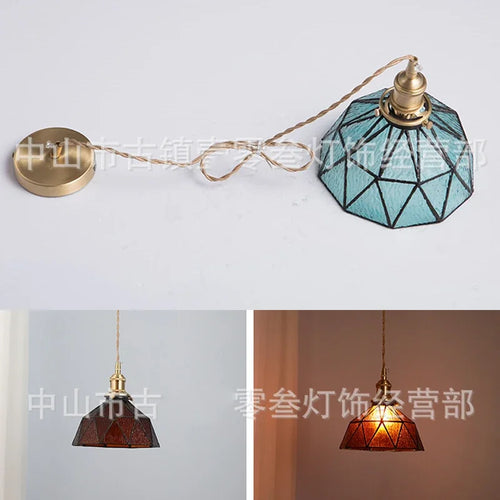 lustre nordique en verre design pour décoration intérieure moderne - vue 5 sur 8