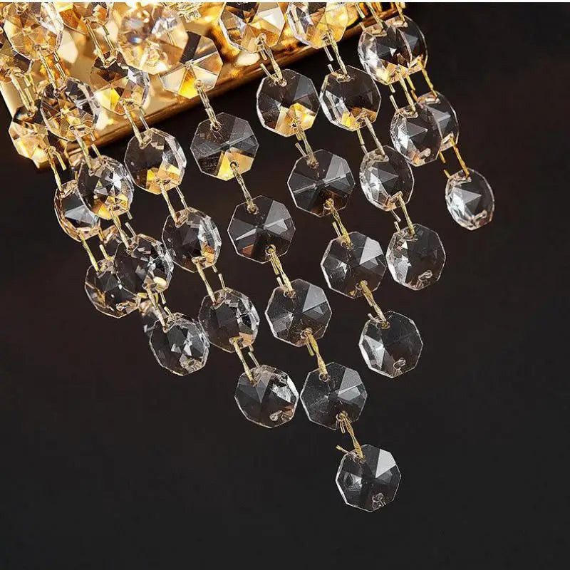 applique murale en cristal moderne luxe style nordique pour intérieur élégant - vue 6 sur 7
