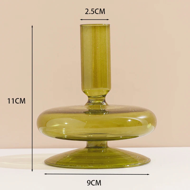bougeoir en verre européen pour décoration et mariage - vue 30 sur 30