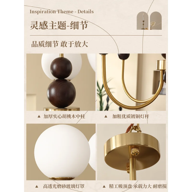 lustre médiéval français rétro lampe suspendue luminária - vue 3 sur 13