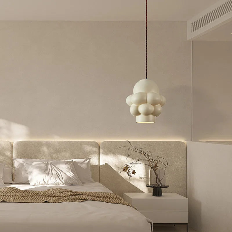 lustre led style wabi sabi nordique pour bar et restaurant - vue 6 sur 10