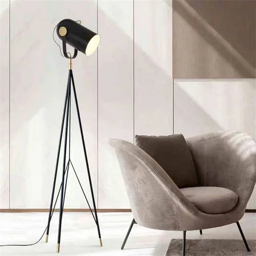 lampadaire design danois avec trépied nordique élégant - vue 2 sur 7