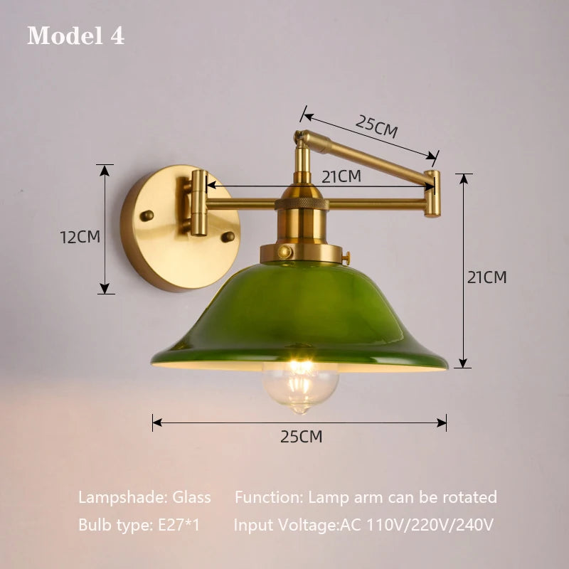 applique murale led pliable écologique avec bras réglable moderne - vue 8 sur 11