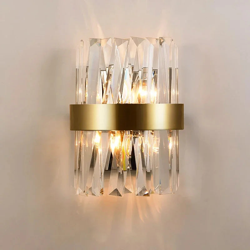 lustre en cristal nordique lumineux pour décoration moderne - vue 5 sur 15