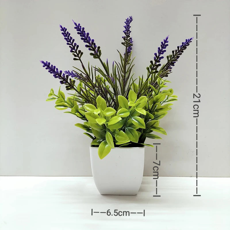 plante artificielle en pot pour décoration de bureau et jardin - vue 40 sur 45