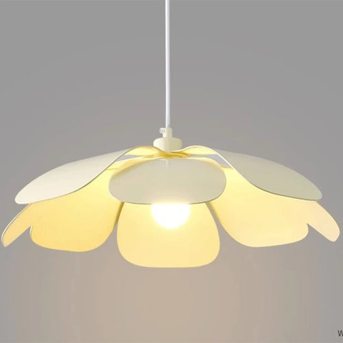 Suspension moderne en forme de fleur de crème pour décoration créative