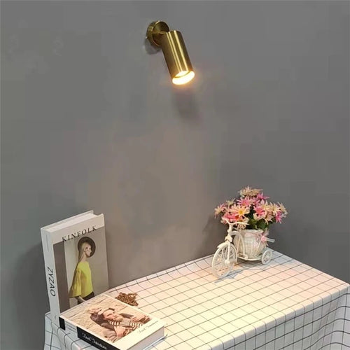 applique murale à led éclairage rotatif 360 degrés en fer - vue 6 sur 8