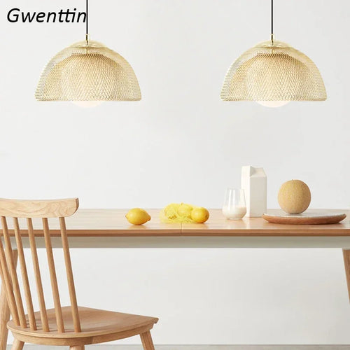 lustre créatif en métal doré style art déco pour intérieur - vue 6 sur 8