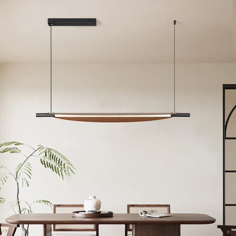 lustre minimaliste en métal avec 3 fils réglables pour bar