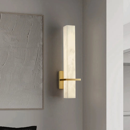 applique murale de luxe en cuivre et marbre pour intérieur élégant - vue 4 sur 7